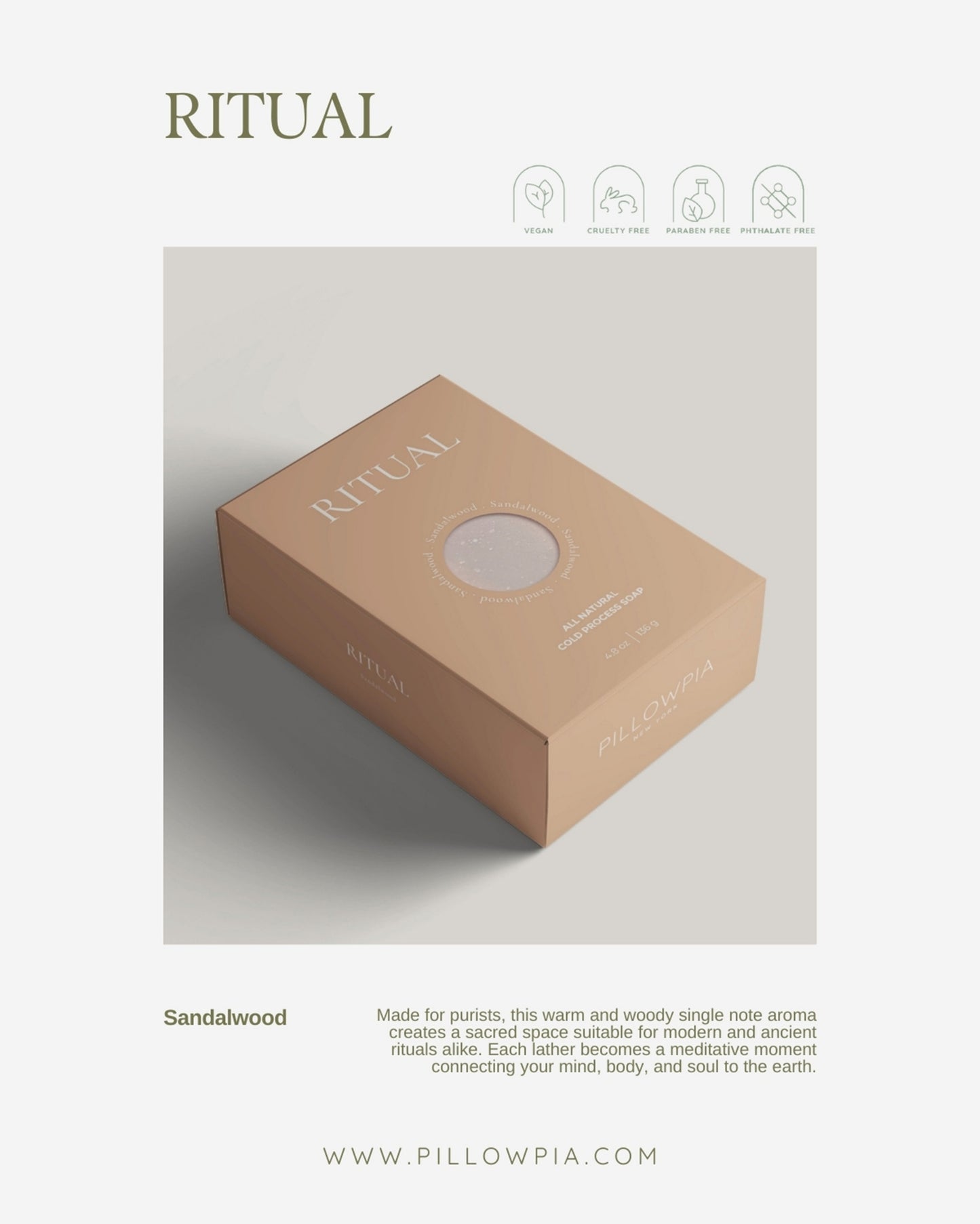 cold process bar soap - ritual