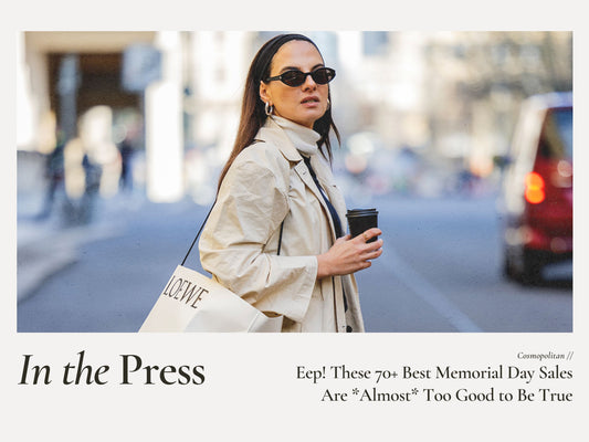 Cosmopolitan - Eep! These 70+ Best Memorial Day Sales Are *Almost* Too Good to Be True Pillowpia mention