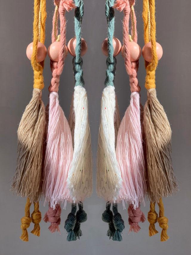 macrame ballerina ornaments