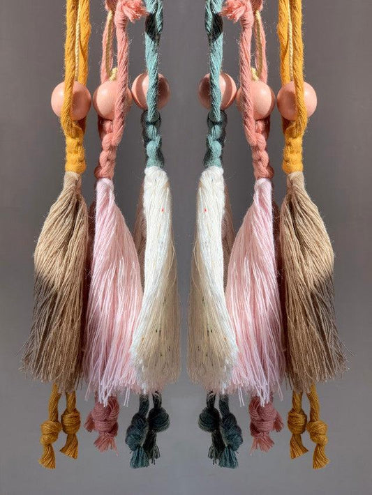 macrame ballerina ornaments