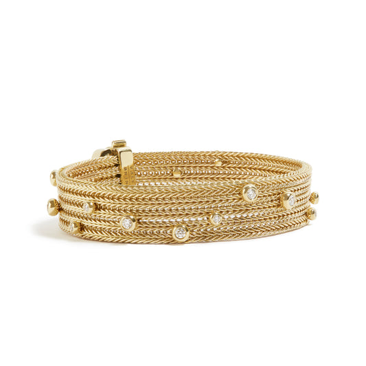 Diamond Lyric Note Bracelet