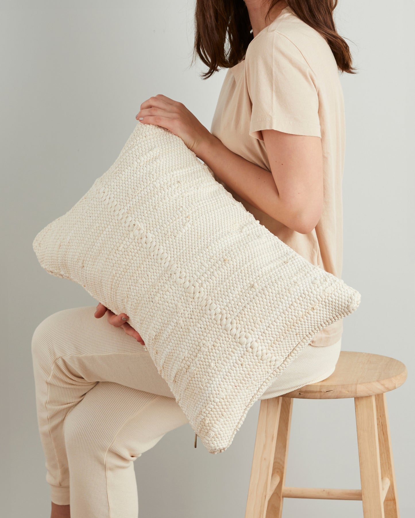 chindi lumbar pillow cover