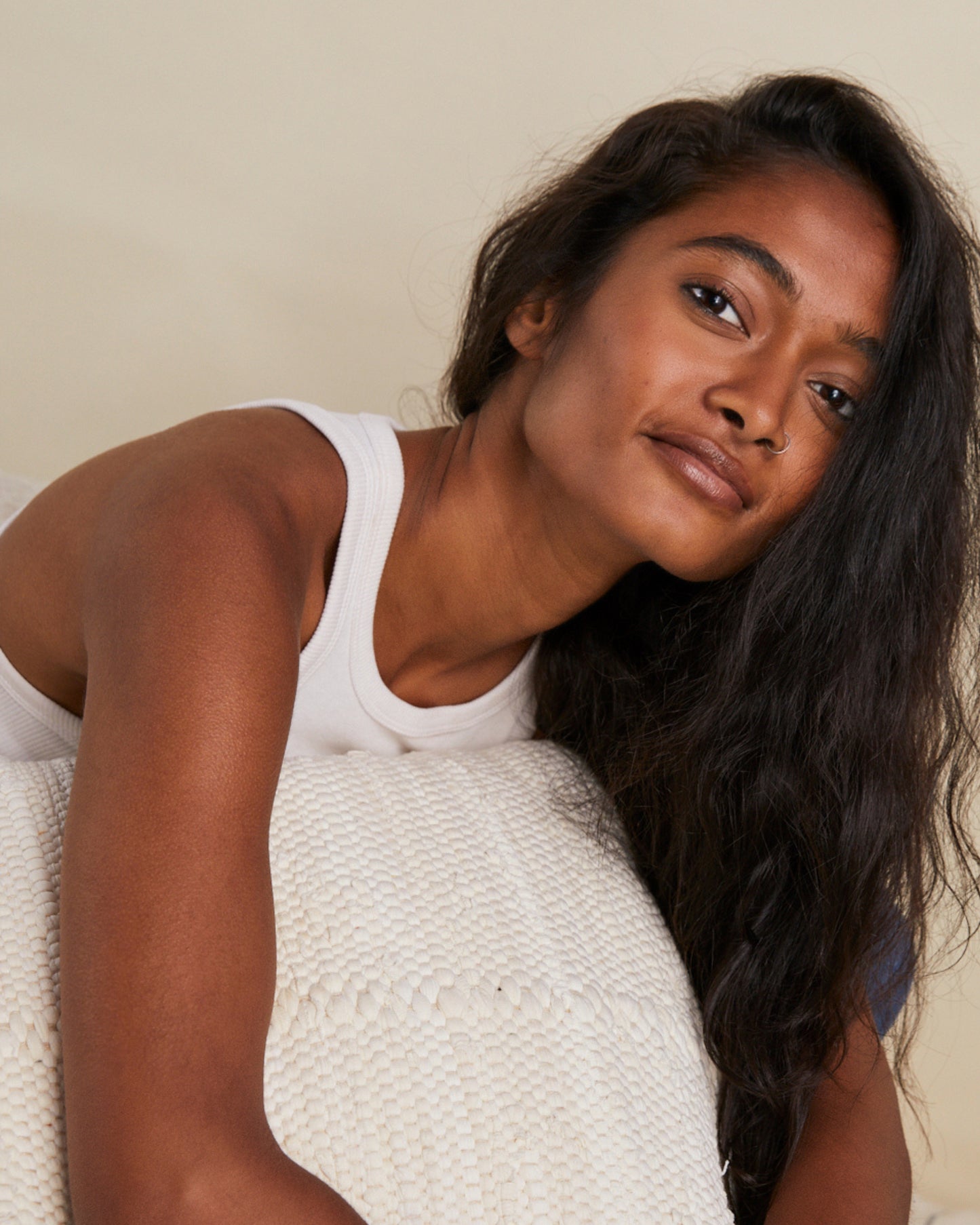 chindi lumbar pillow cover