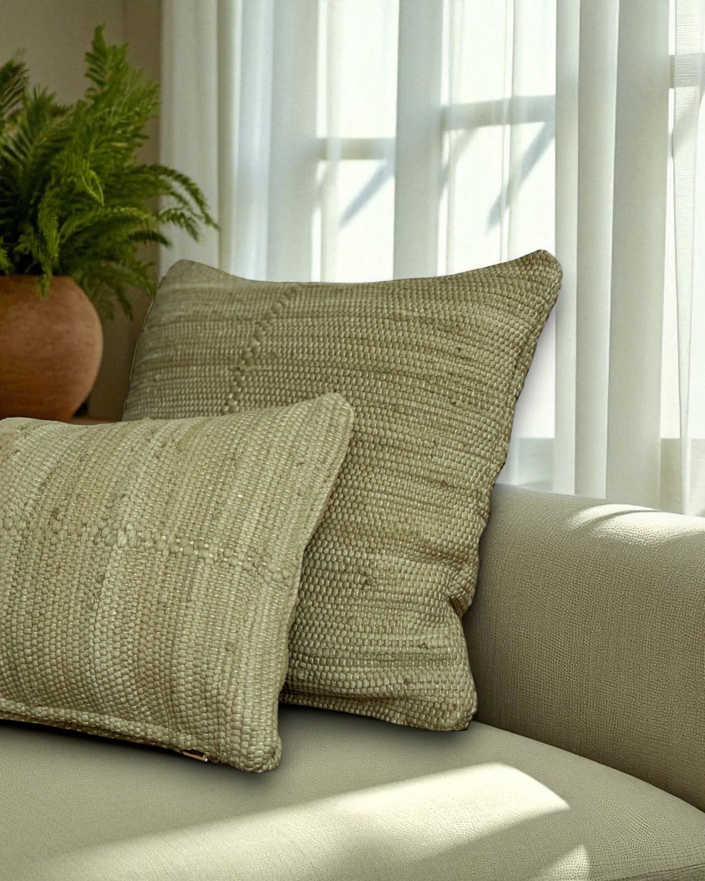 chindi lumbar pillow cover