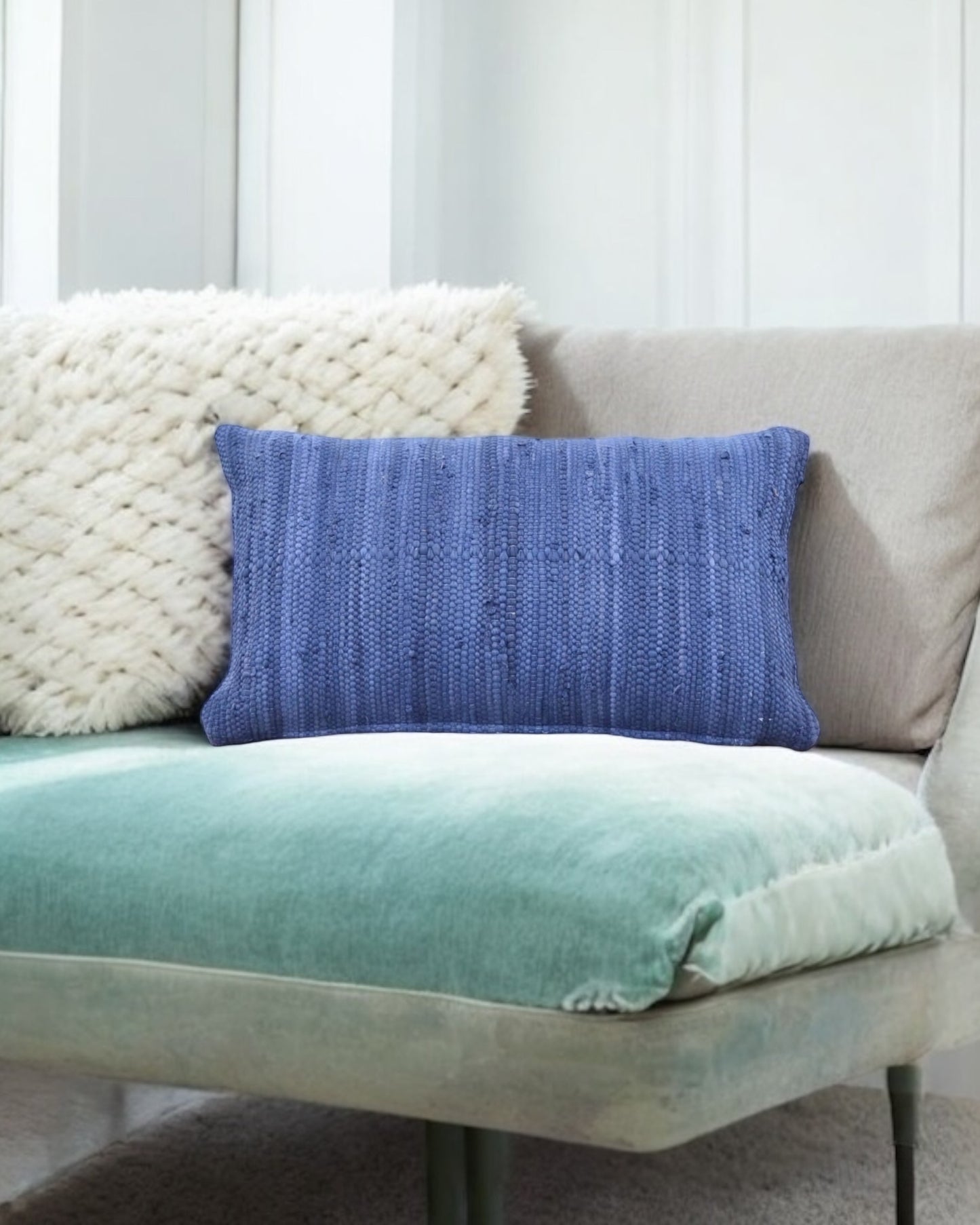 chindi lumbar pillow cover