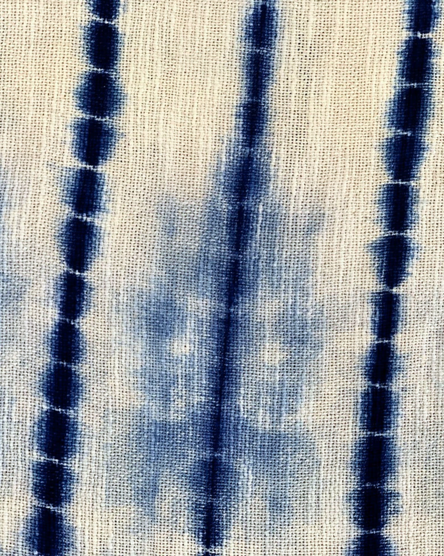 indigo shibori throw