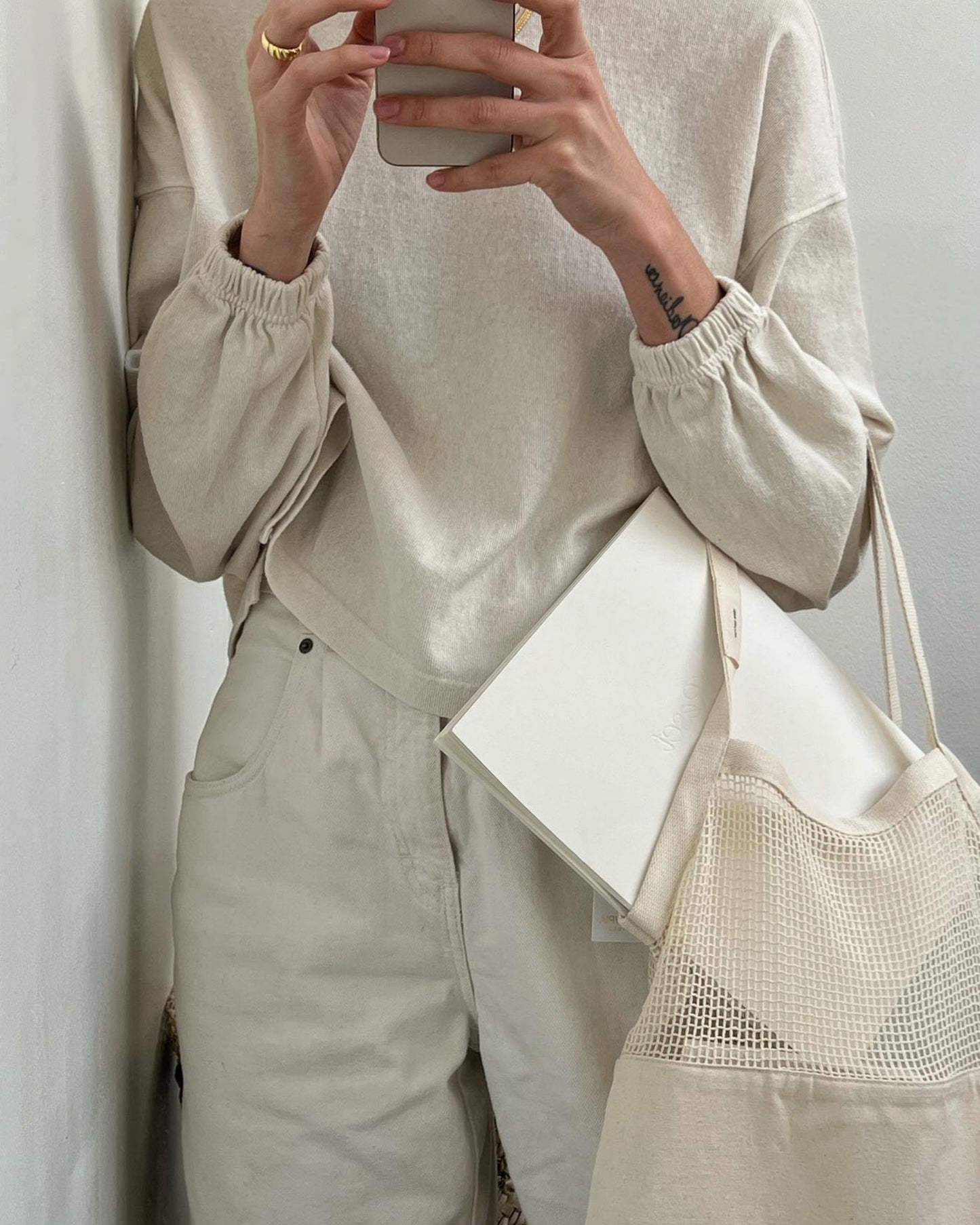 modern market tote