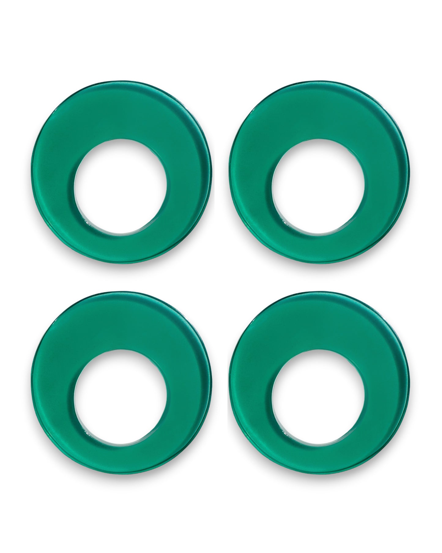 resin napkin rings small set/4