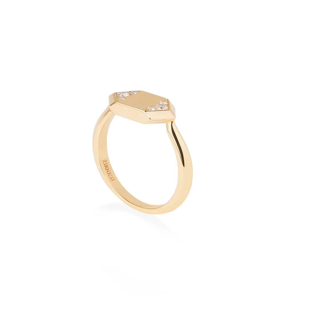 Archway Monogram Ring
