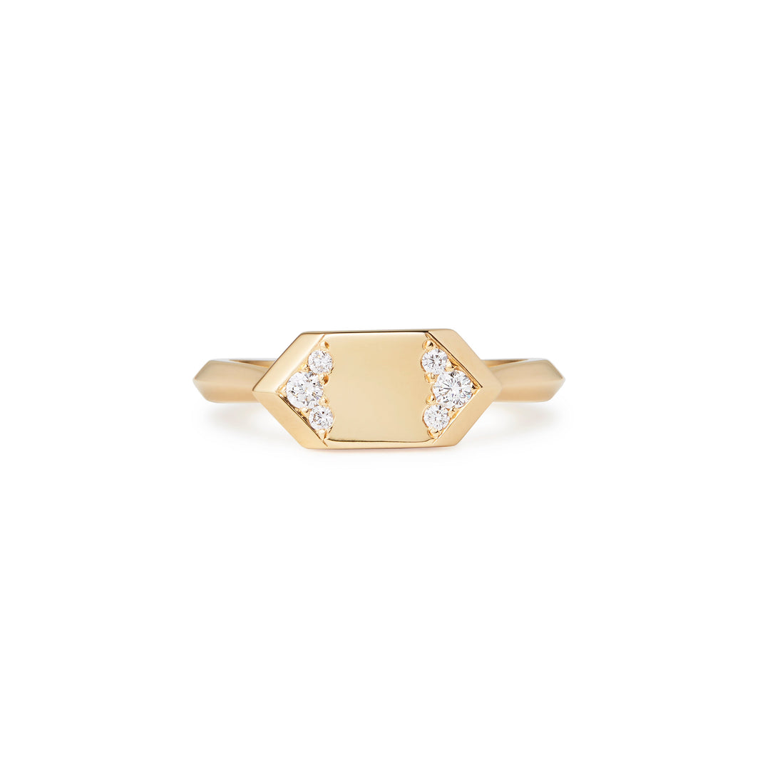 Archway Monogram Ring