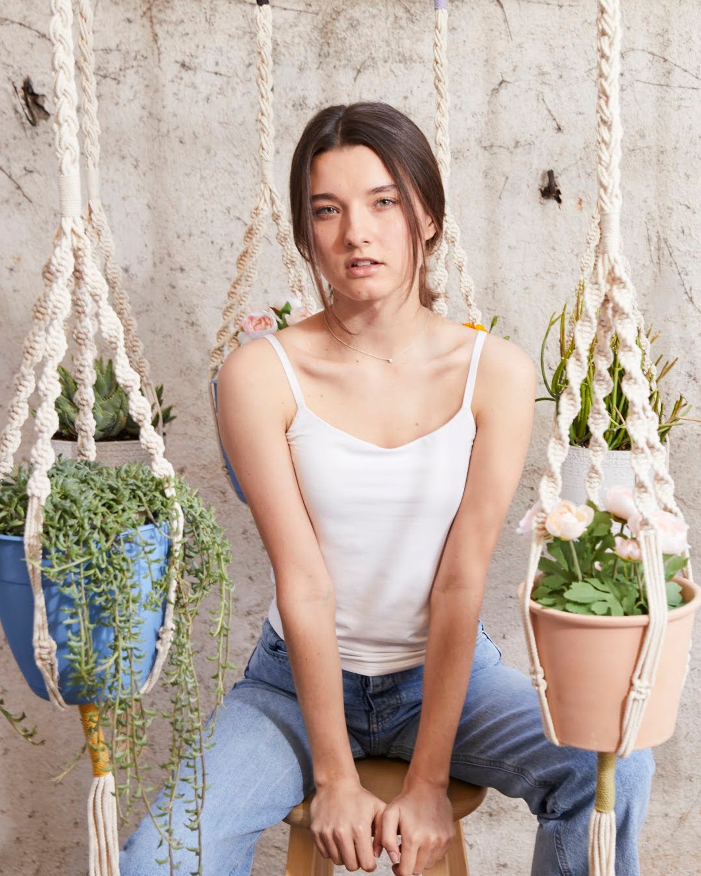 trina macrame plant hanger