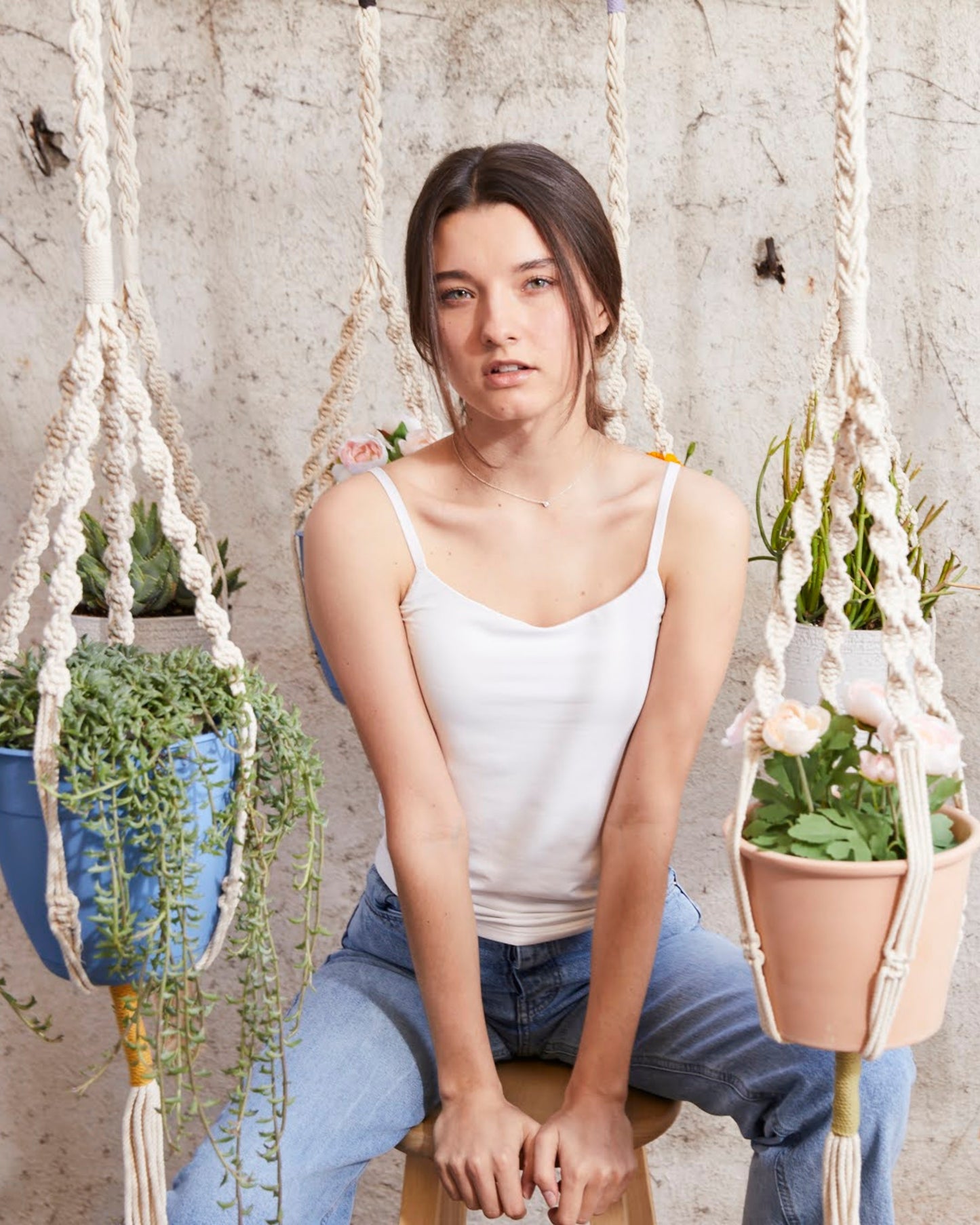 trina macrame plant hanger
