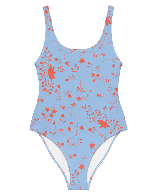 wild clematis one-piece swimsuit