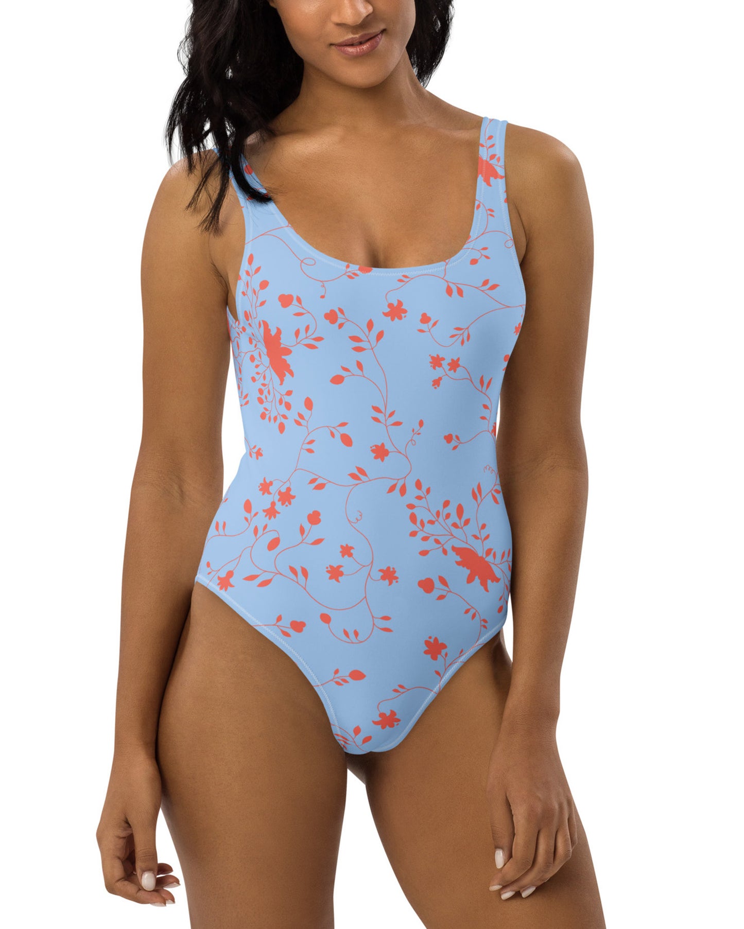 wild clematis one-piece swimsuit
