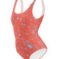 wild clematis one piece swimsuit