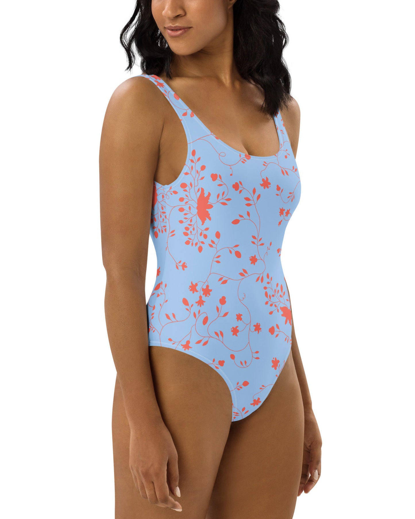 wild clematis one-piece swimsuit