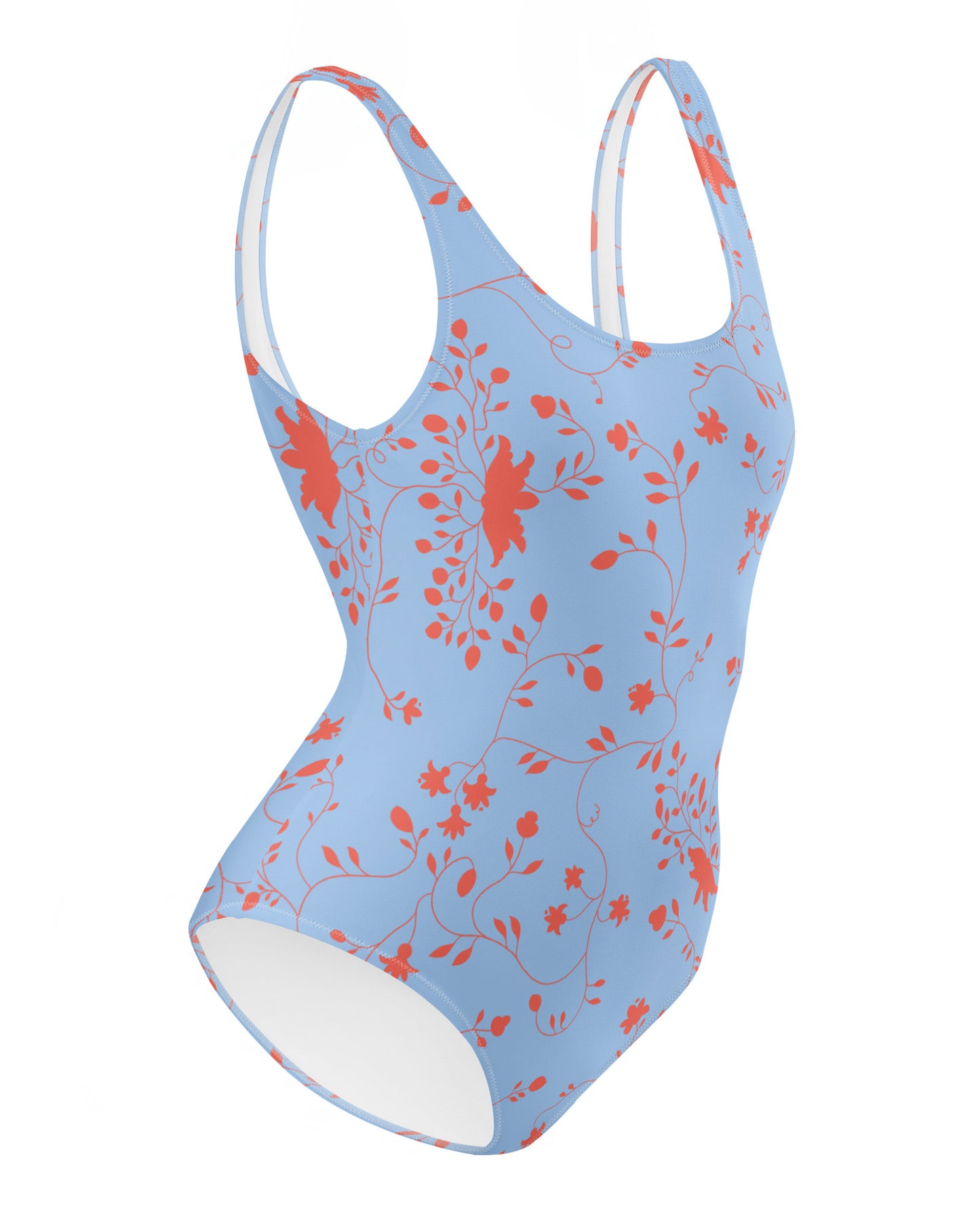 wild clematis one-piece swimsuit