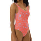 wild clematis one piece swimsuit