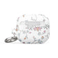 wild clematis case for AirPods® in white