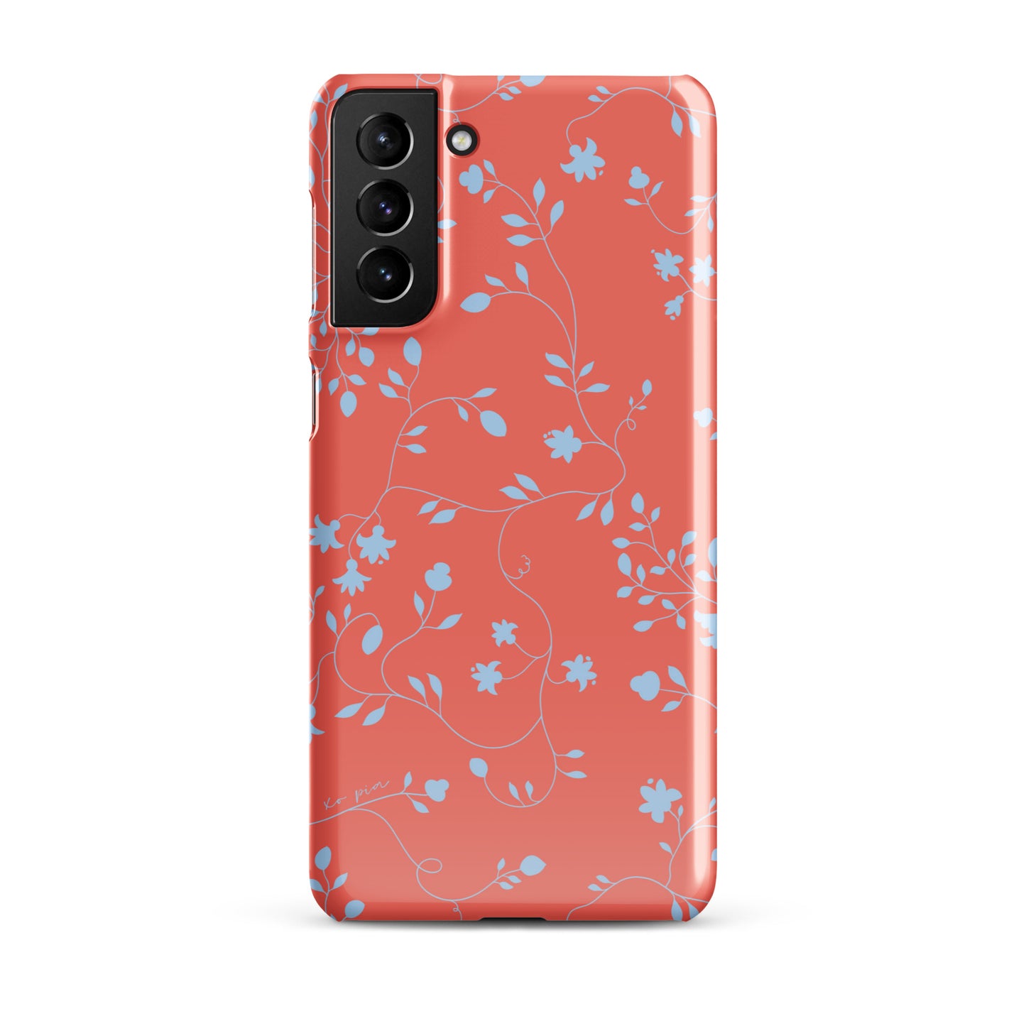 wild clematis snap case for Samsung® in poppy