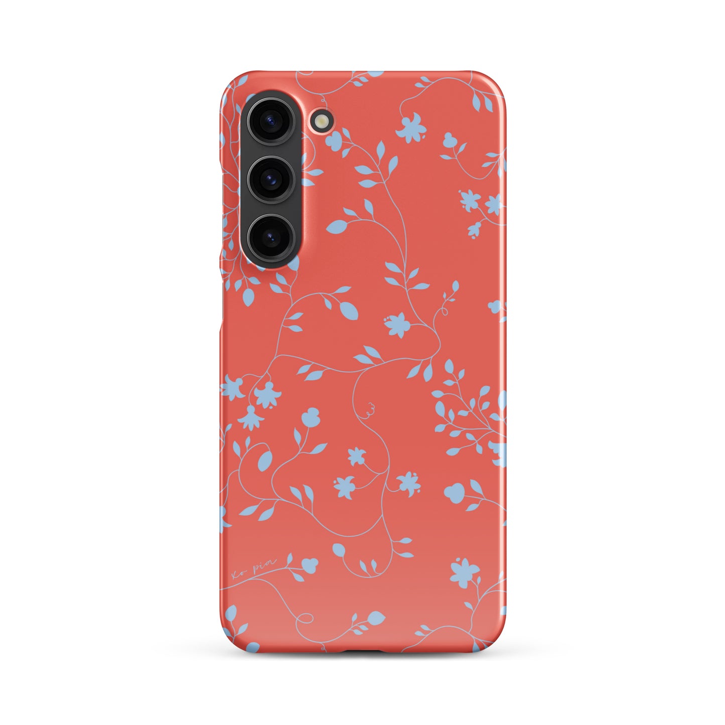 wild clematis snap case for Samsung® in poppy