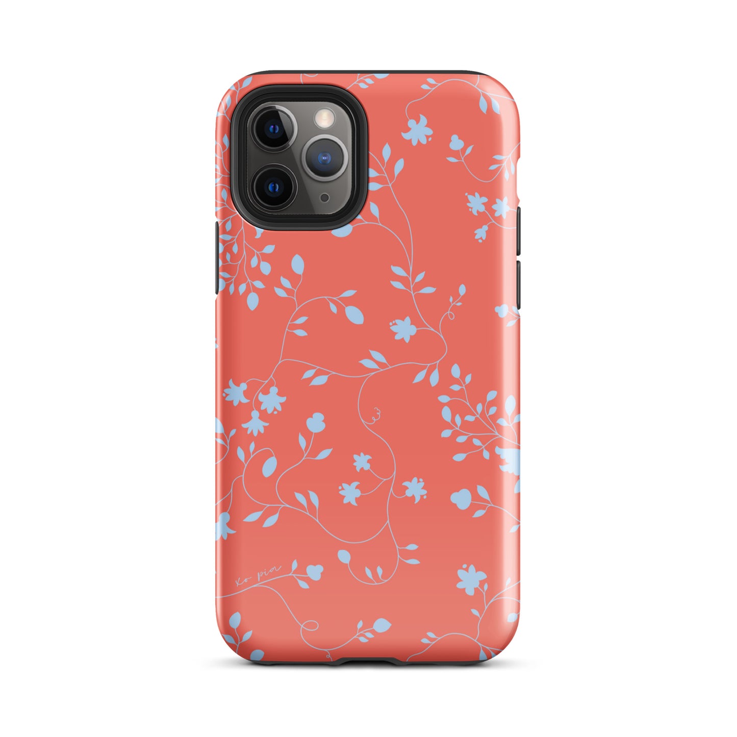 wild clematis tough case for iPhone® in poppy