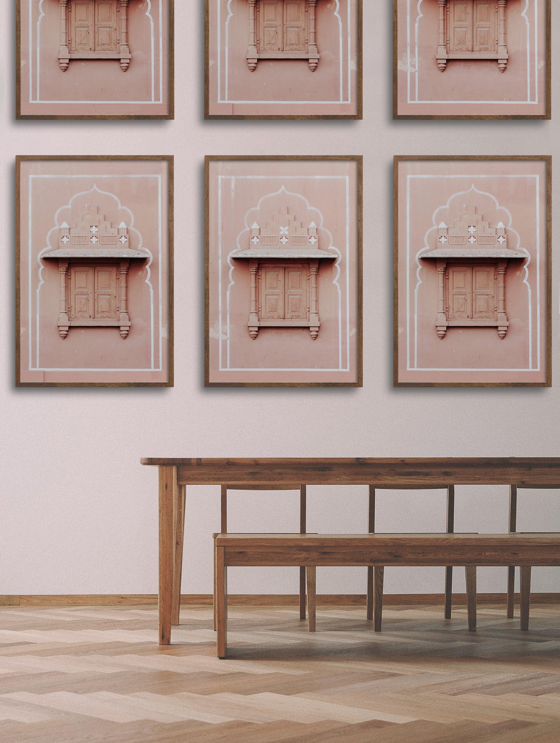 PILLOWPIA pink city triptych