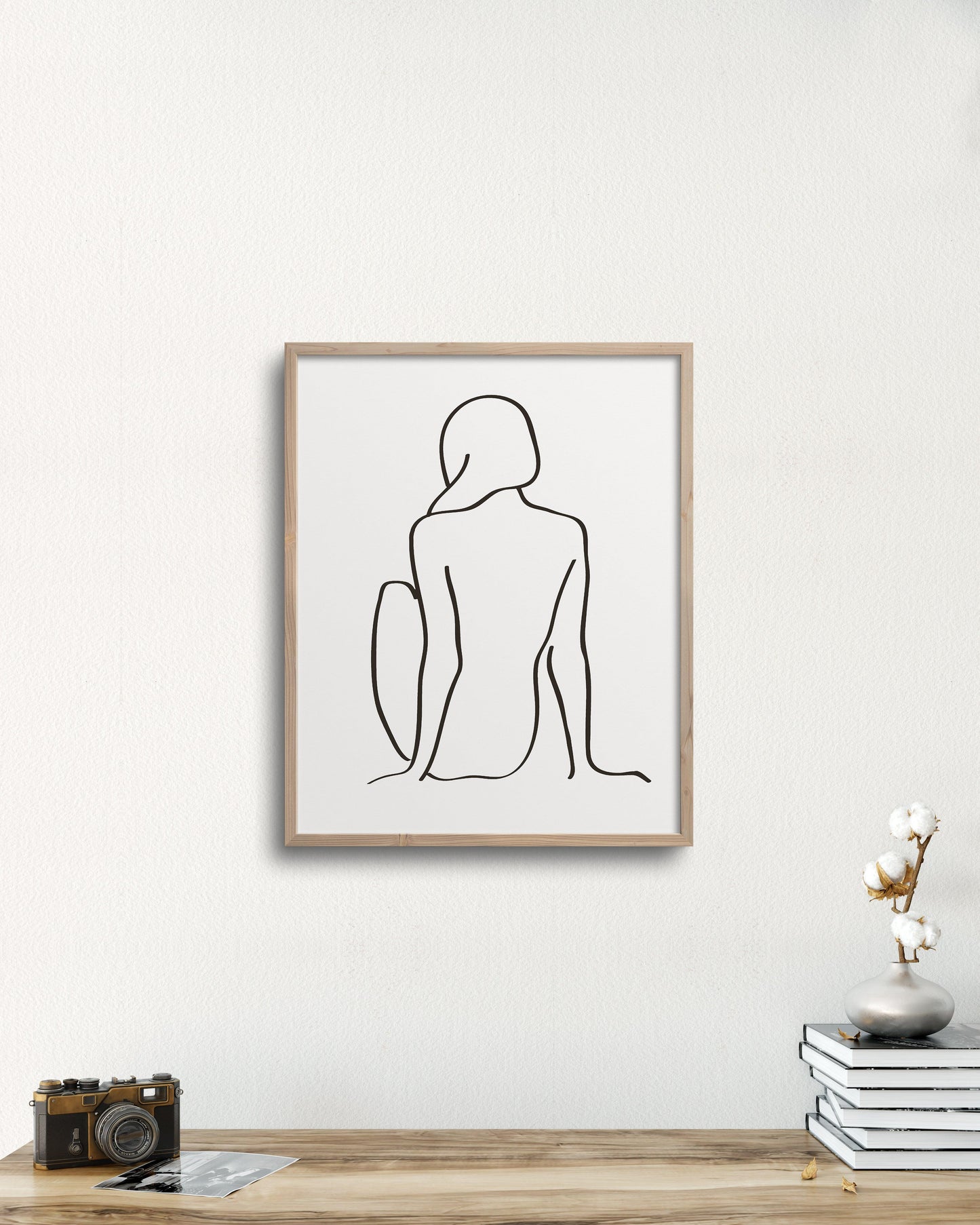 PILLOWPIA figure 1 in chalk 16″ × 20″