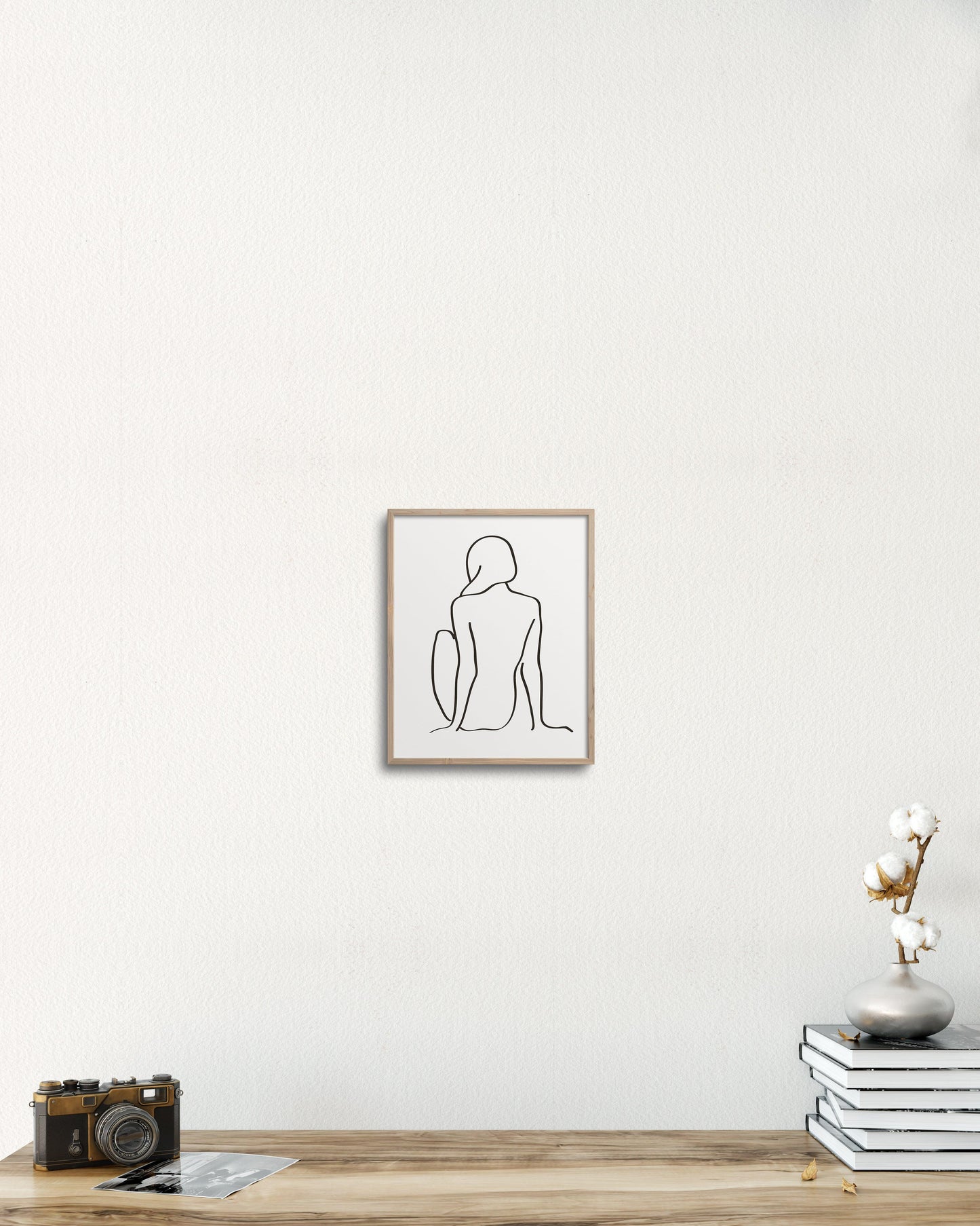 PILLOWPIA figure 1 in chalk 8″ × 10″