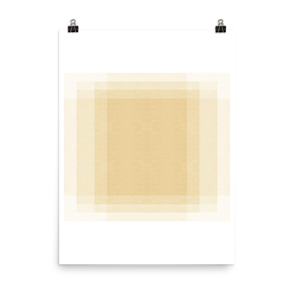 PILLOWPIA ochre squares 16 x 20